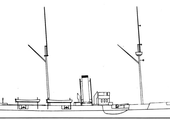 Ship China - Huan Tai [Gunboat] - drawings, dimensions, pictures
